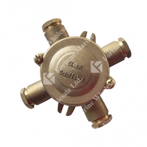 100504 Brass HNA Junction Box  #1153