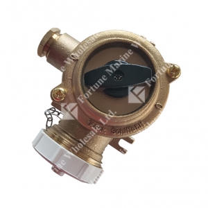 100515 Brass HNA Socket W/Switch  #1144