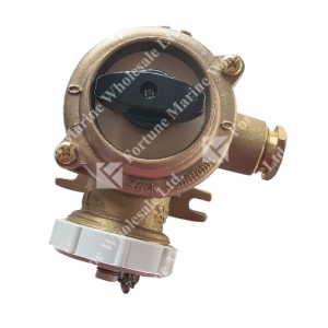 100516 Brass HNA Socket W/Switch  #1144/R