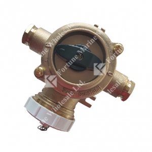 100517 Brass HNA Socket W/Switch  #1144/D