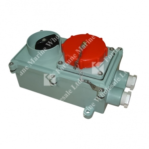 792774 W.T. 3 pins receptacle with interlocking device switch 380-415V red
