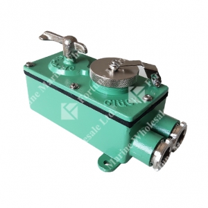 792857 Brass U.S.C.G. 3 Pins Receptacle with Switch